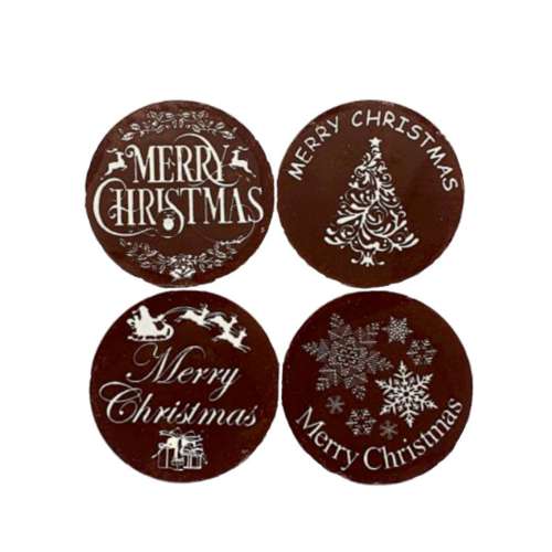 Chocolate Christmas Plaque - Click Image to Close